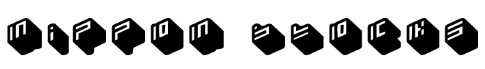 nippon blocks Font Image