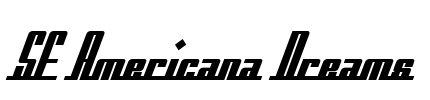 SF Americana Dreams Font Image