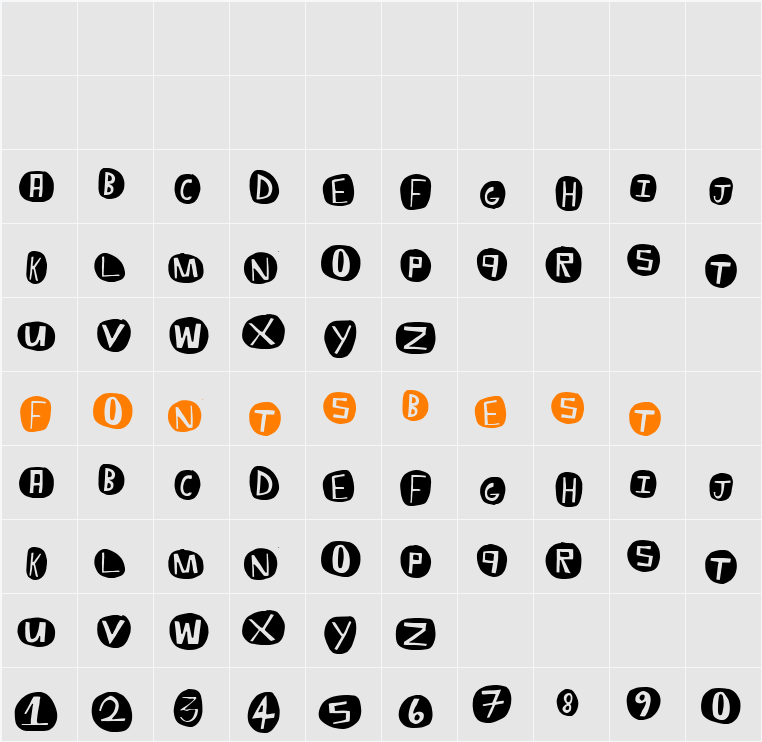 EightBaller Character Map