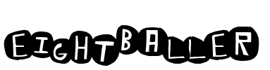 EightBaller Font Image