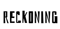 reckoning Font Image