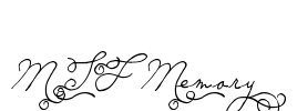 MTF Memory Font Image