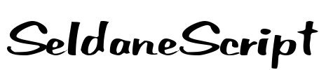 SeldaneScript Font Image