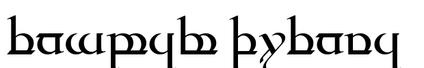 Tengwar Quenya