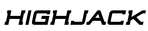 Highjack Font Image