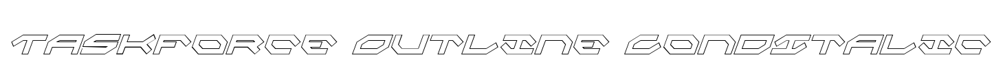 Taskforce Outline CondItalic