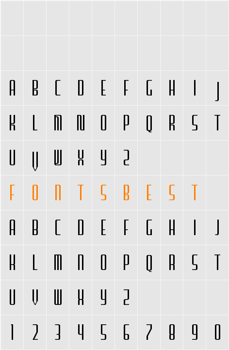 Furgatorio Sans Character Map