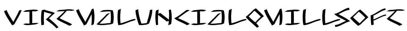VirtualUncialQuillSoft Font Image