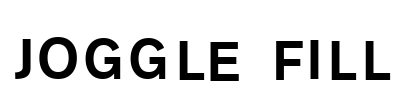 Joggle Fill Font Image