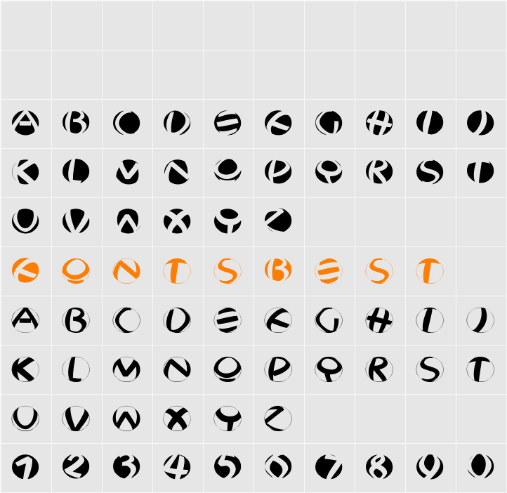 JonasFragmentsRound Character Map