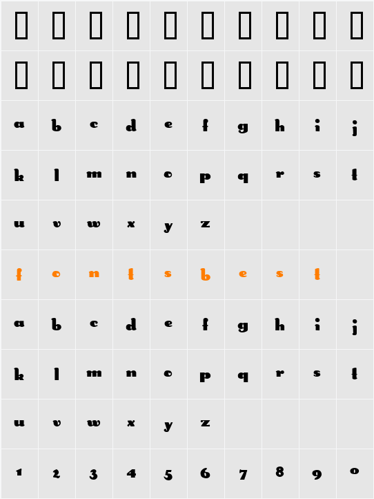 Smoke Character Map