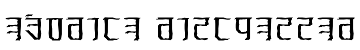 Exodite Distressed Font Image