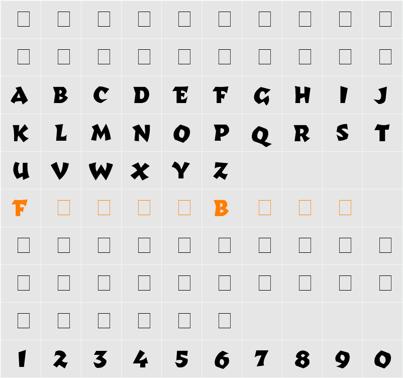 RomulanHawk Character Map