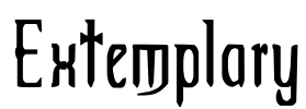 Extemplary Font Image