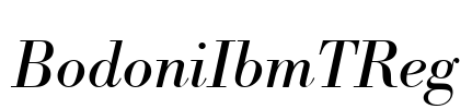 BodoniIbmTReg