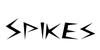 Spikes Font Image