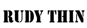 Rudy Thin Font Image