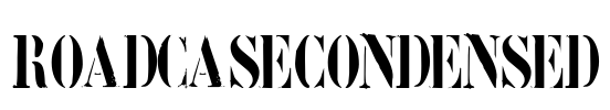 RoadcaseCondensed Font Image
