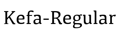 Kefa-Regular