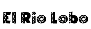 El Rio Lobo Font Image