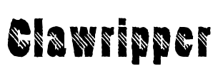 Clawripper Font Image