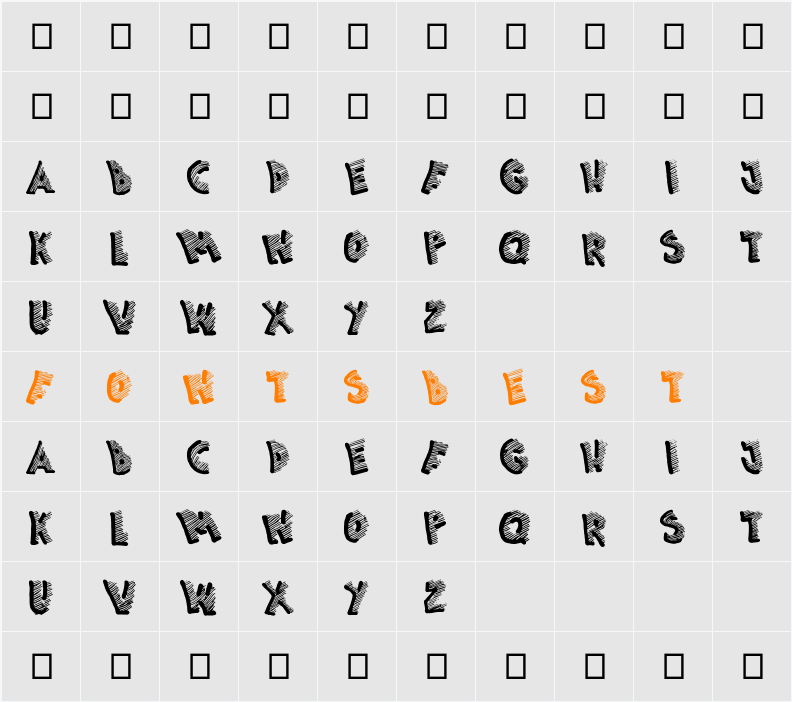 Picasa Character Map