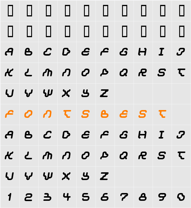 Dream machine Character Map