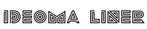 ideoma LINER Font Image