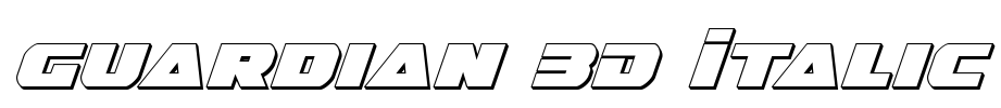 Guardian 3D Italic