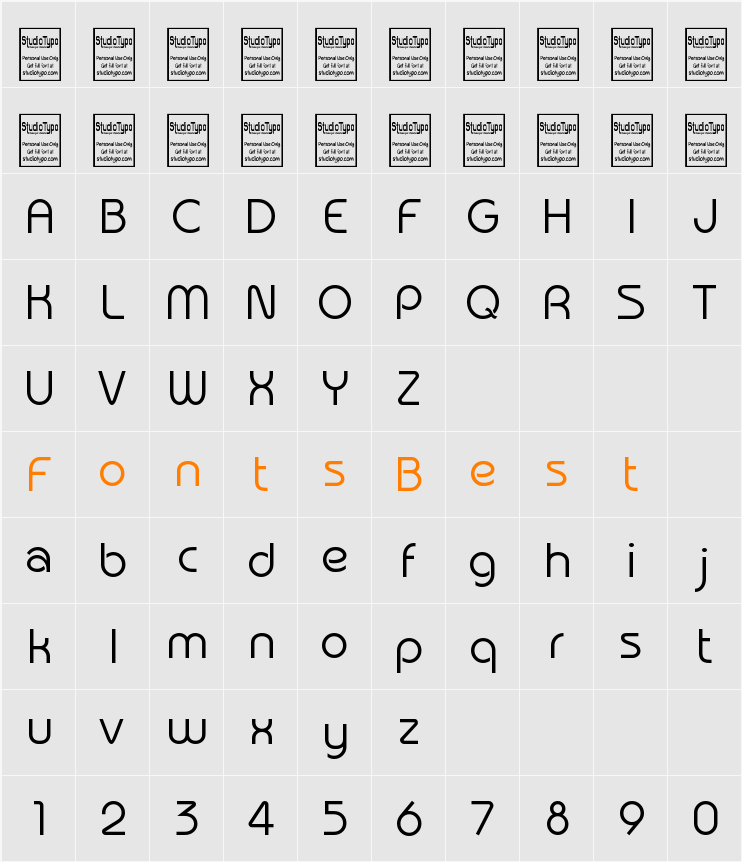 Typografix Character Map