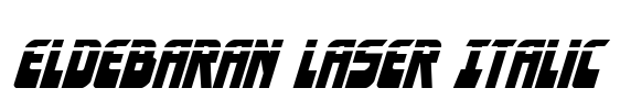 Eldebaran Laser Italic