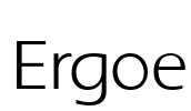 Ergoe Font Image
