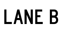 Lane B Font Image