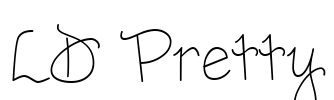 LD Pretty Font Image