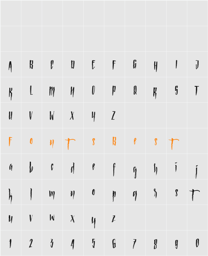Strained Character Map
