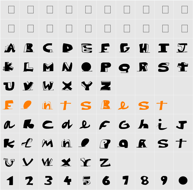 paintblack_ Character Map