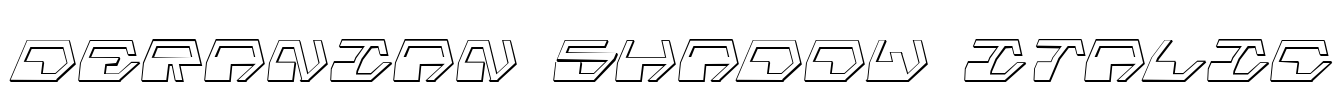 Deranian Shadow Italic