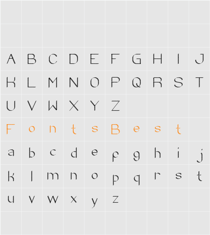 zebra CROSS Character Map