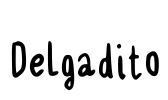 Delgadito Font Image