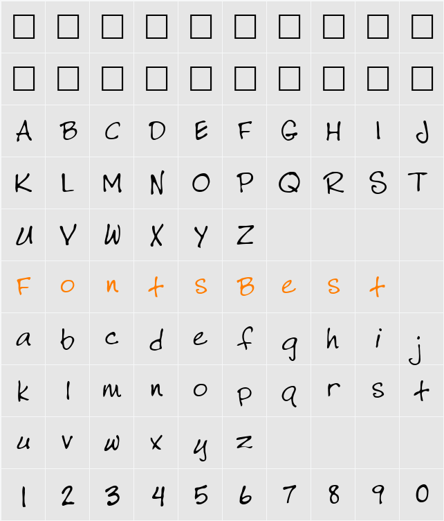 Twenty Character Map