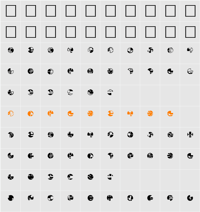 Borg Character Map