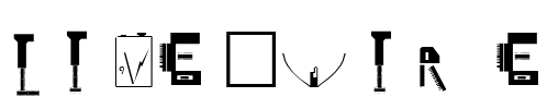 LIVE_WIRE Font Image