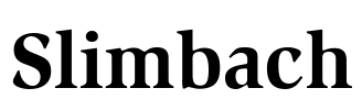 Slimbach Font Image
