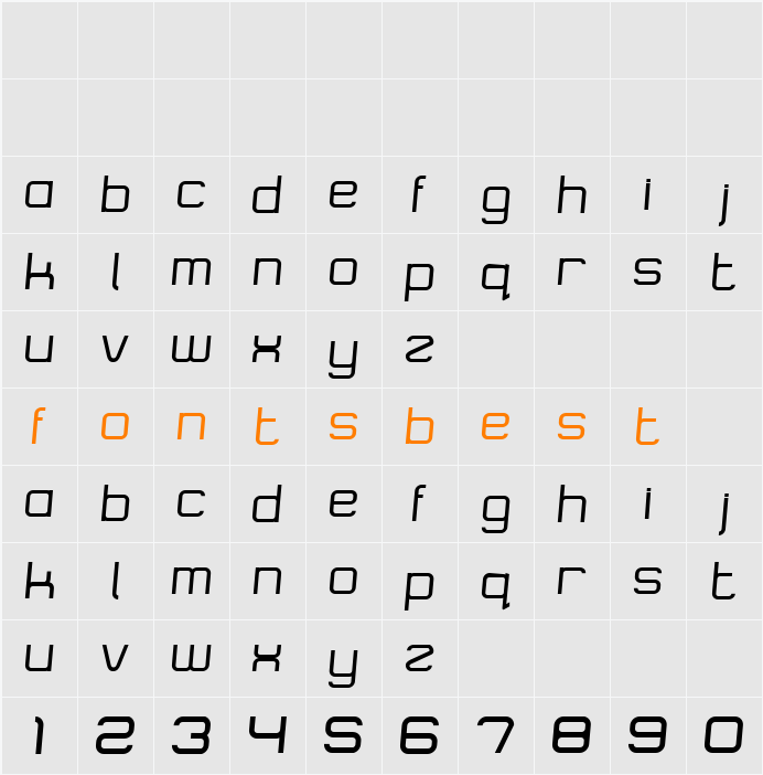 Logostile Character Map