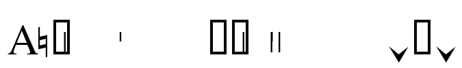 Harp Pedals 1.1 Font Image