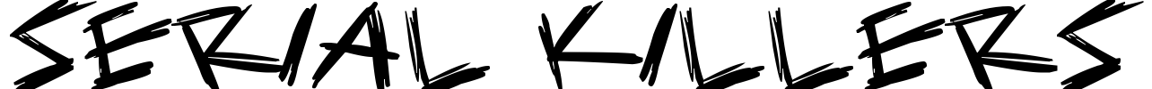 Serial Killers Font Image