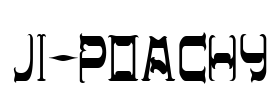 JI-Poachy Font Image