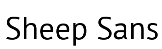Sheep Sans Font Image