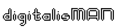 digitalisMAN Font Image