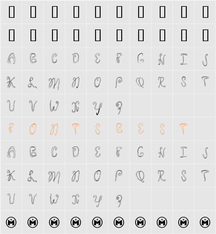 Twentysix Character Map